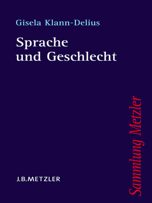 cover image of Sprache und Geschlecht